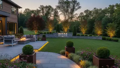 Landscaping team serving Allentown, PA with professional lawn care and property maintenance