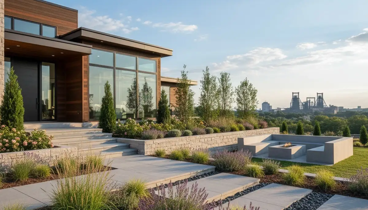 Professional landscaping service in Allentown, PA for lawn care and property maintenance