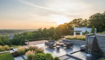 Allentown, PA landscaping service maintaining a neat, healthy residential lawn