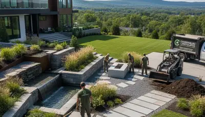 Professional landscaping service in Allentown, PA for lawn care and property maintenance