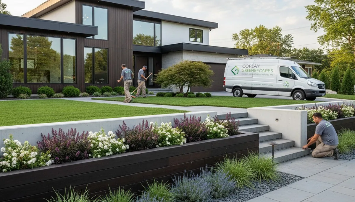 Professional landscaping service in Allentown, PA for lawn care and yard maintenance