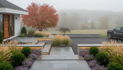 Allentown, PA landscaping crew providing professional lawn care and yard maintenance
