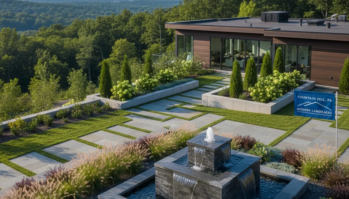 Professional landscaping crew serving Allentown, PA with lawn care and yard maintenance services