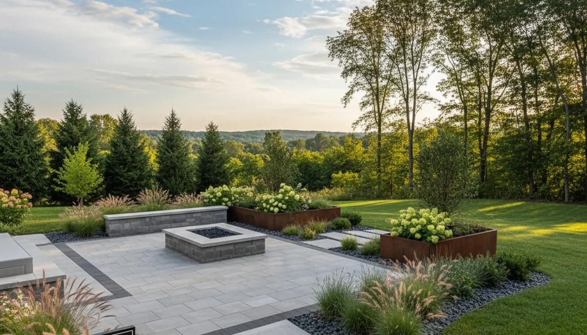 Landscaping team providing lawn care services in Allentown, PA