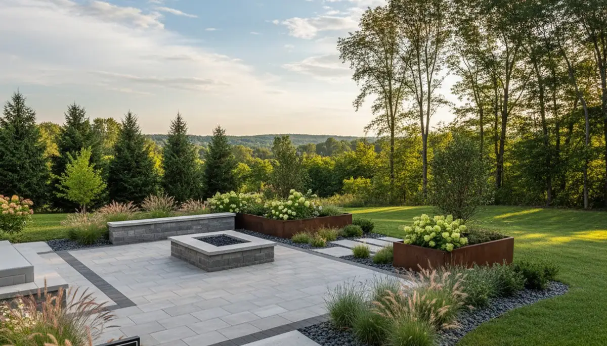 Landscaping team providing lawn care services in Allentown, PA
