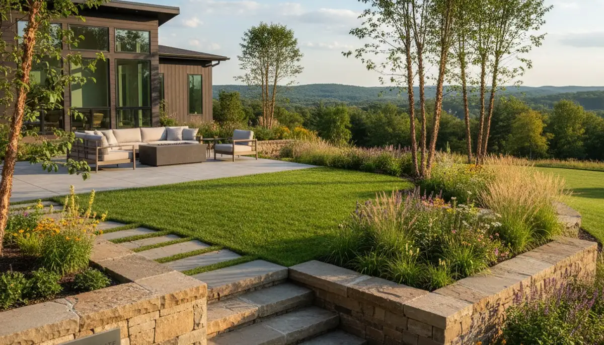 Allentown PA landscaping crew providing professional lawn care and property maintenance